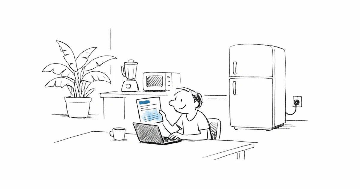 Ilustração editorial de pessoa contratando empréstimo Piki online.