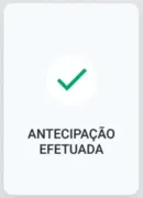confirmação antecipação pontual maquininha