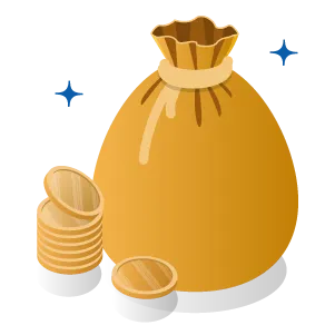 bolsa dinheiro dourada