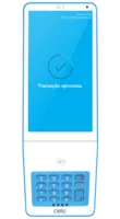 Passo 5 - Máquina de cartão Cielo Lio QR Code passo 5 maquininha cielo lio qr code fundo transparente png