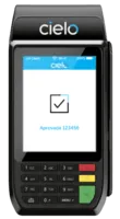 Passo 6 - Máquina de cartão Cielo Flash QR Code passo 6 maquininha cielo flash qr code fundo transparente png