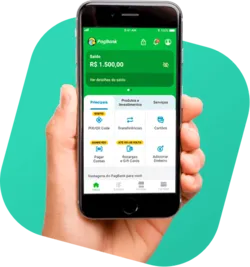 Aplicativo Pagbank no Celular