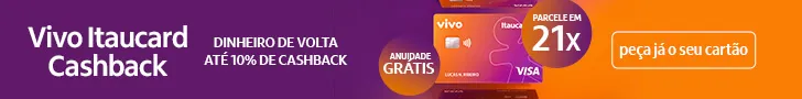 Banner Vivo Itaucard Cashback